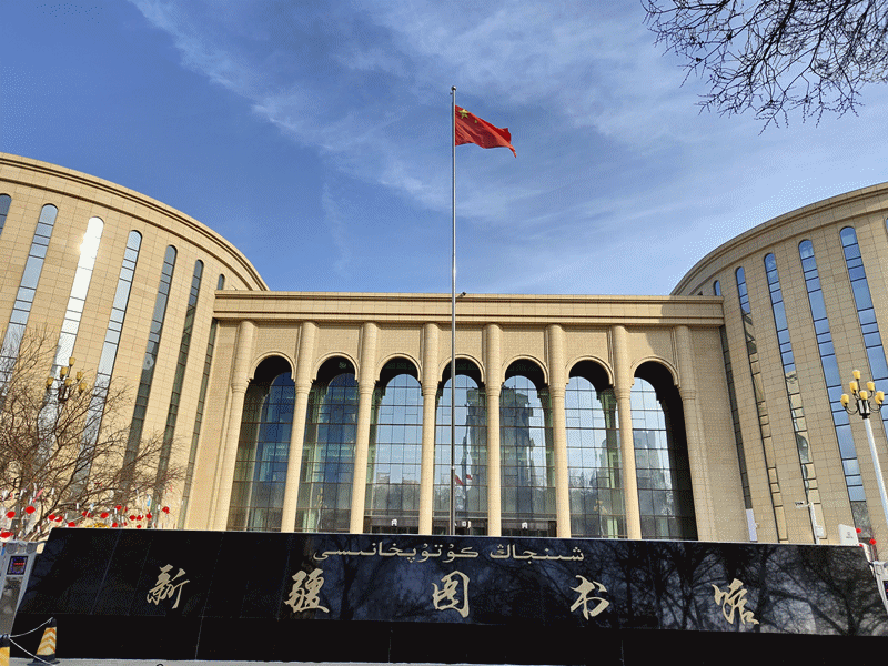 寒假去哪儿新疆图书馆书香满溢开启学习之旅