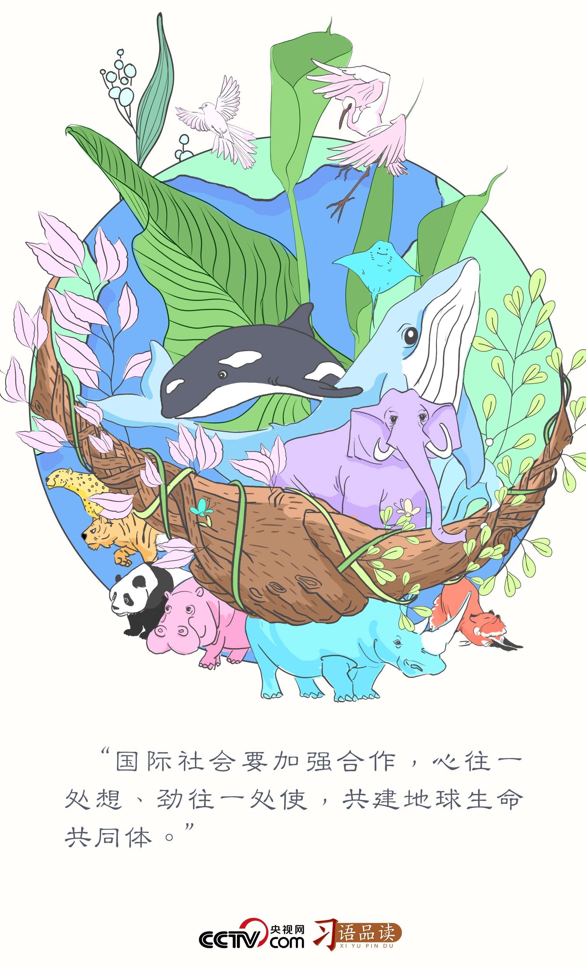 习语品读|共建地球生命共同体